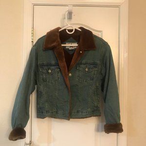 Plush lined jean jacket
